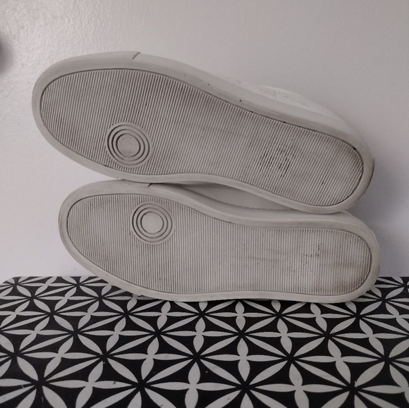 Zadig & Voltaire 'La Flash' White Leather/Leopard Trainers - Picture 6 of 7